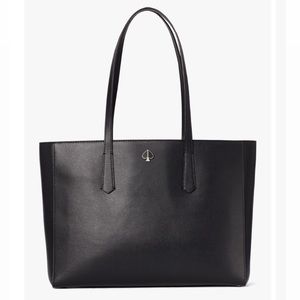 Kate Spade Molly Large Work Tote, black leather